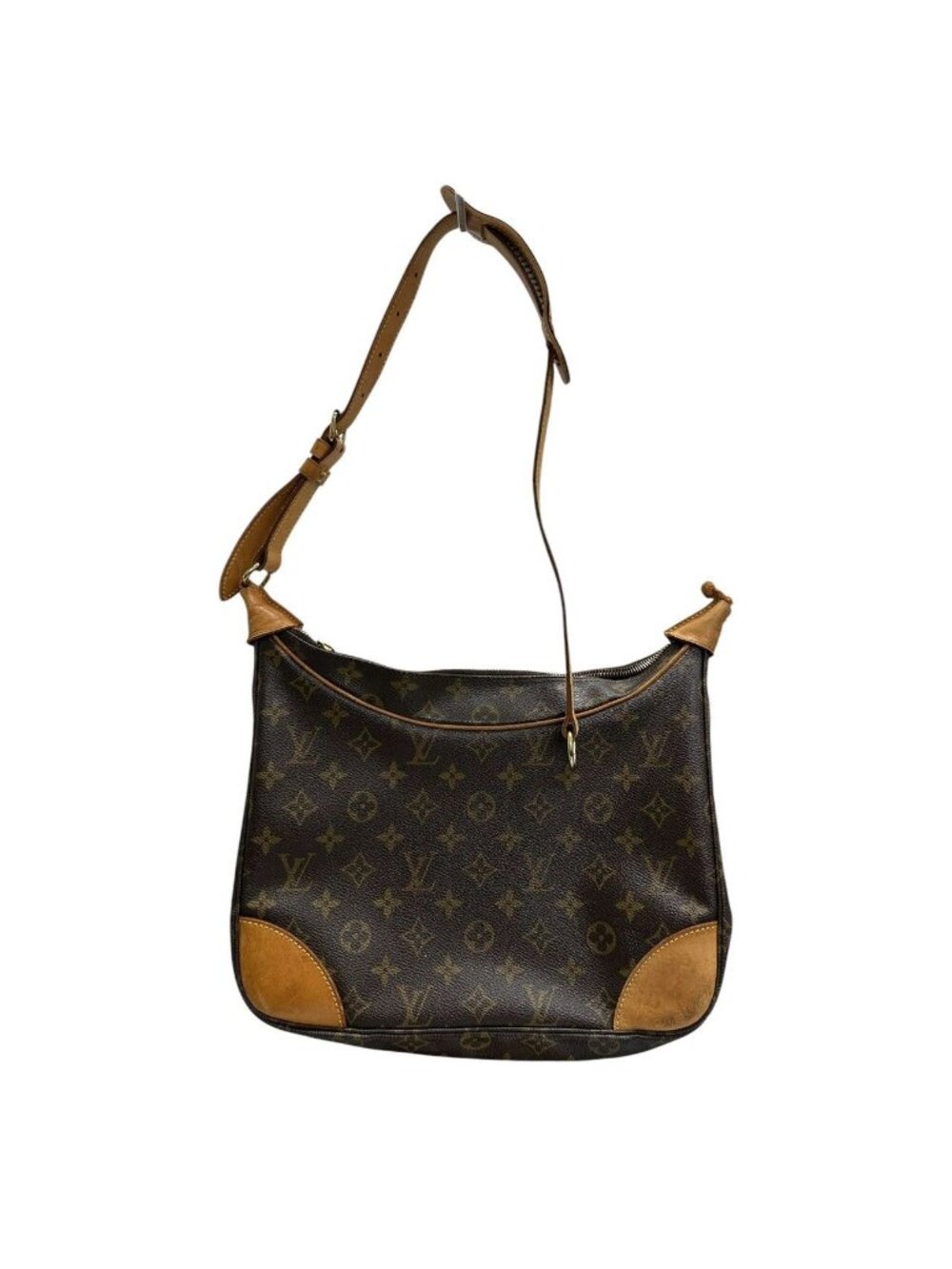 Louis Vuitton Monogram Brown Gold Shoulder Bag